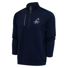 Dallas Cowboys Adult Throwback Logo Generation Quarter-Zip Pullover Top - Navy Pullover