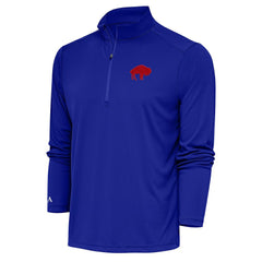 Buffalo Bills Adult Throwback Logo Tribute Quarter-Zip Pullover - Royal Pullover