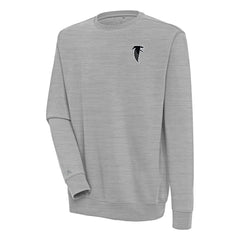Atlanta Falcons Adult Throwback Logo Victory Pullover Sweatshirt - Heather Gray Pullover