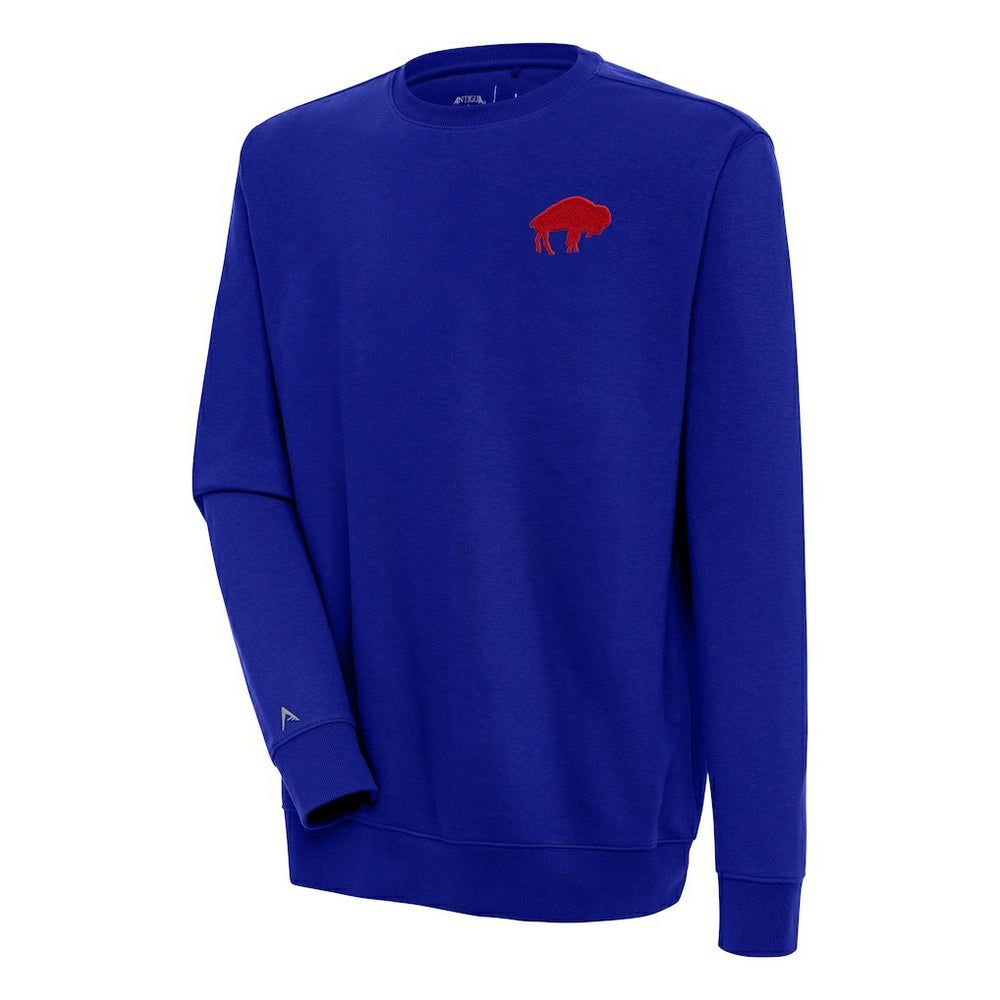 Buffalo Bills Adult Throwback Logo Victory Pullover Sweatshirt - Royal Pullover