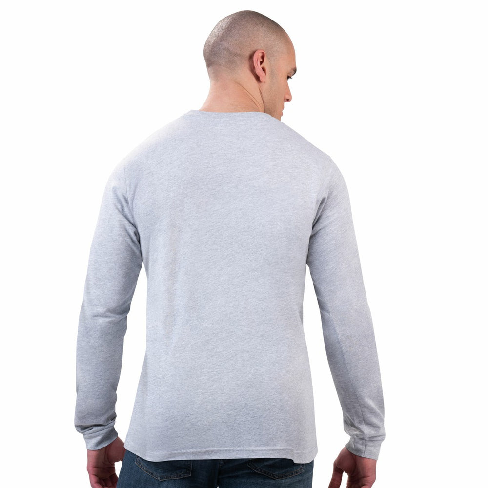 Detroit Lions Starter Logo Graphic Long Sleeve T-Shirt - Gray T-shirts