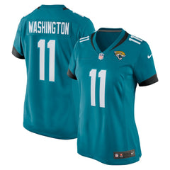 Parker Washington Jacksonville Jaguars Women's Team Game Jersey - Teal Jerseys