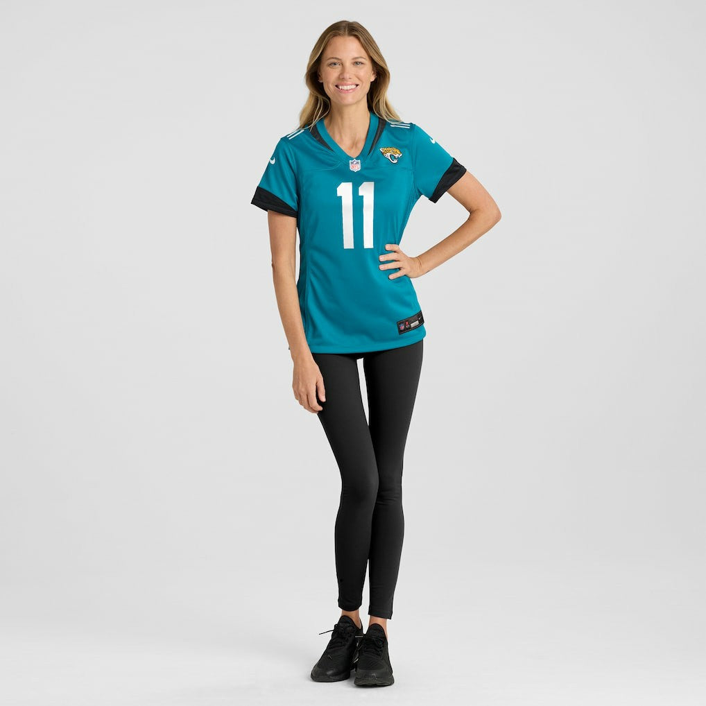 Parker Washington Jacksonville Jaguars Women's Team Game Jersey - Teal Jerseys