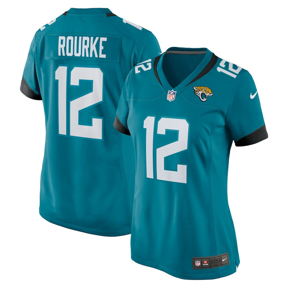 Nathan Rourke Jacksonville Jaguars Women's Team Game Jersey - Teal Jerseys