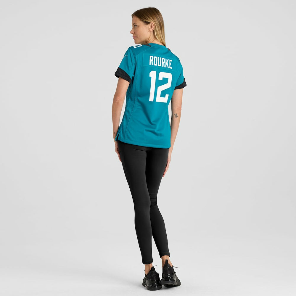 Nathan Rourke Jacksonville Jaguars Women's Team Game Jersey - Teal Jerseys