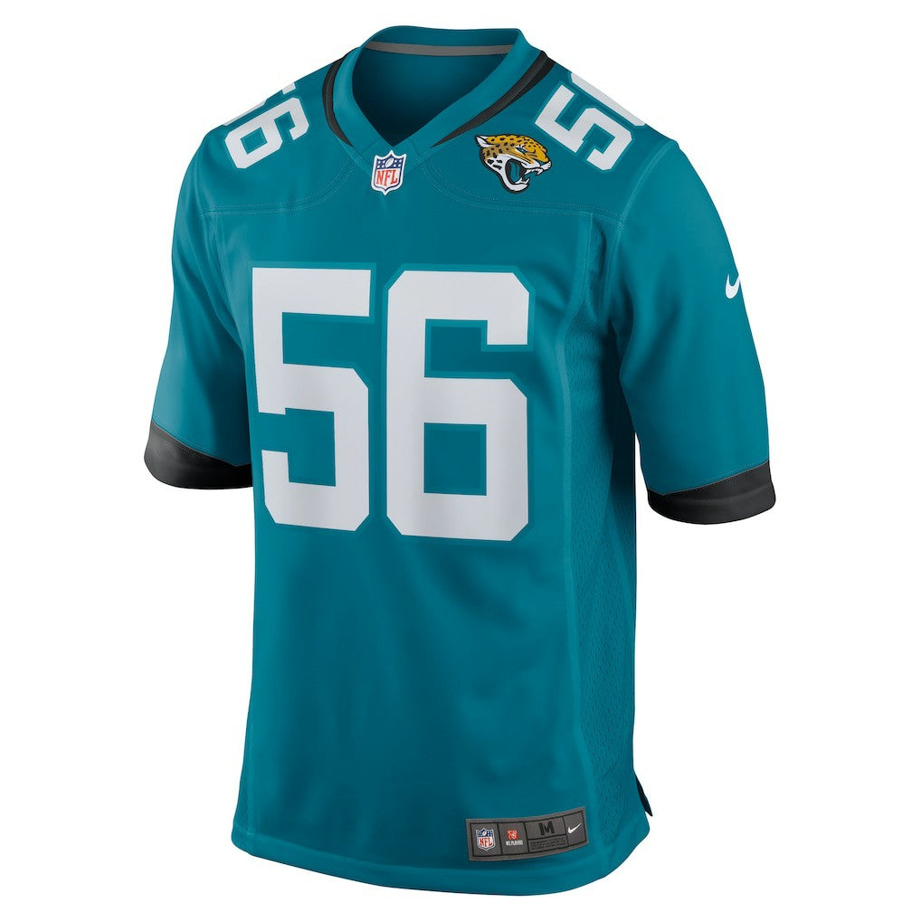 Yasir Abdullah Jacksonville Jaguars Team Game Jersey - Teal Jerseys