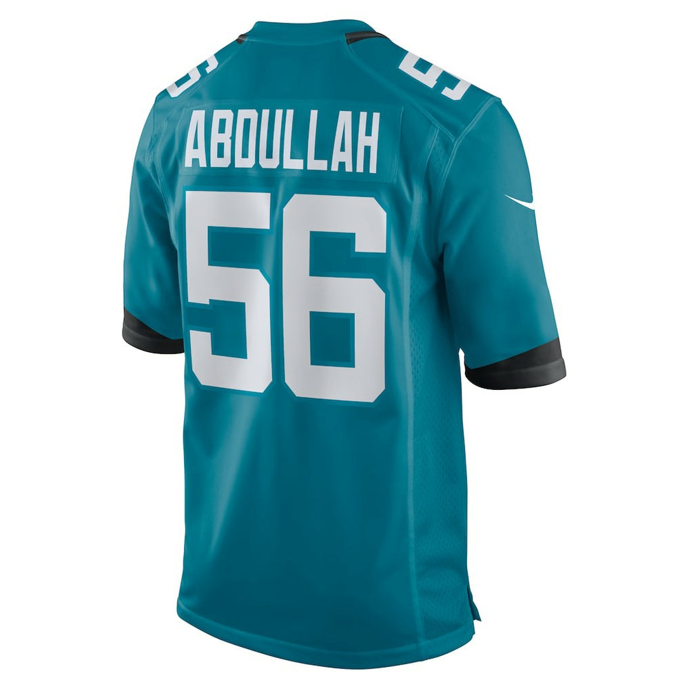 Yasir Abdullah Jacksonville Jaguars Team Game Jersey - Teal Jerseys