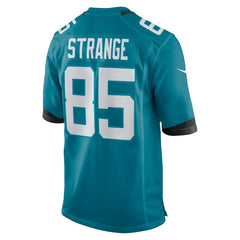 Brenton Strange Jacksonville Jaguars Team Game Jersey - Teal Jerseys