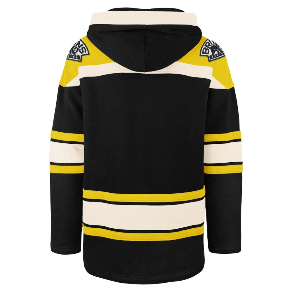 Boston Bruins '47 Big & Tall Superior Lacer Pullover Hoodie - Black | US 200683088