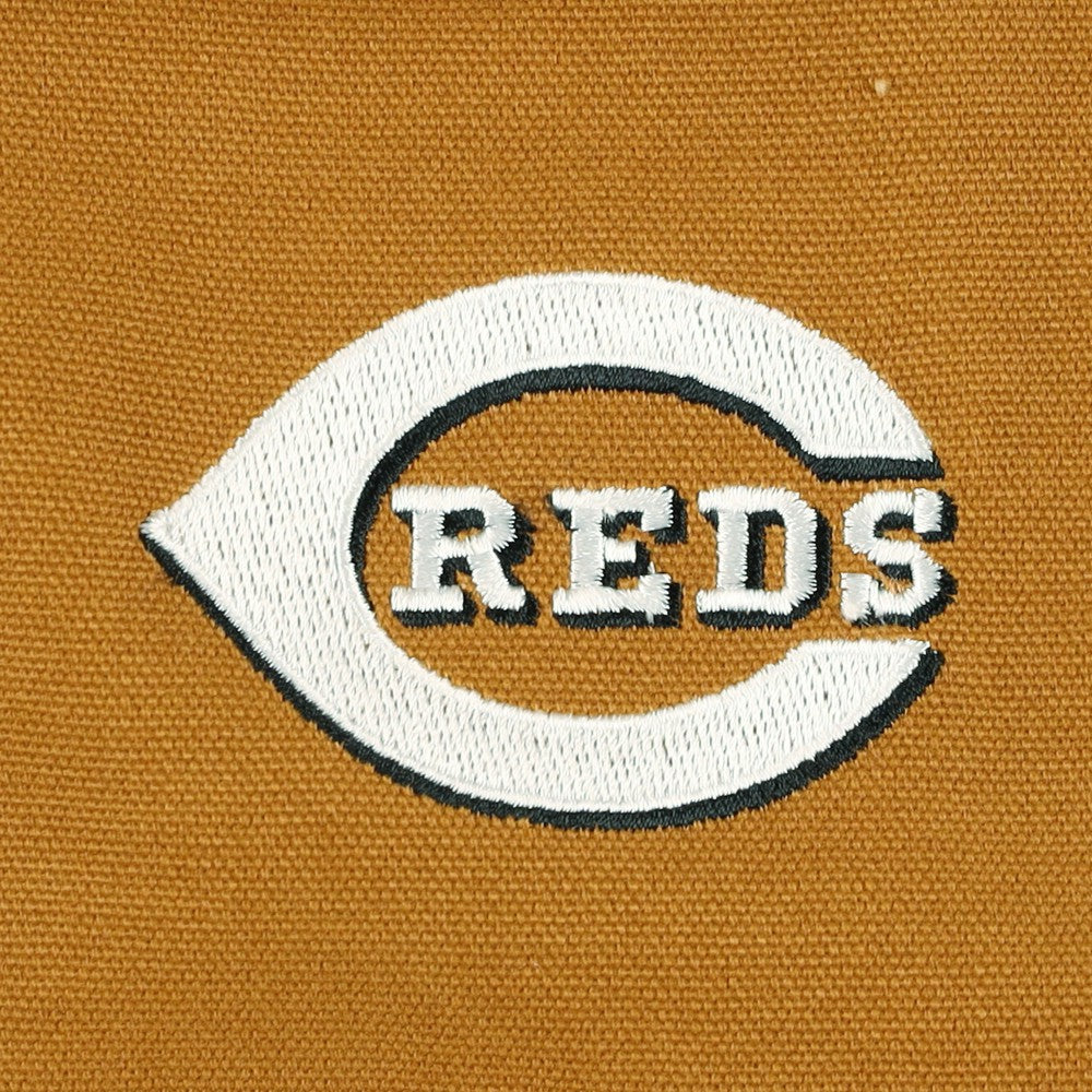 Cincinnati Reds Dunbrooke Dakota Work Full-Zip Hoodie Jacket - Brown Jackets