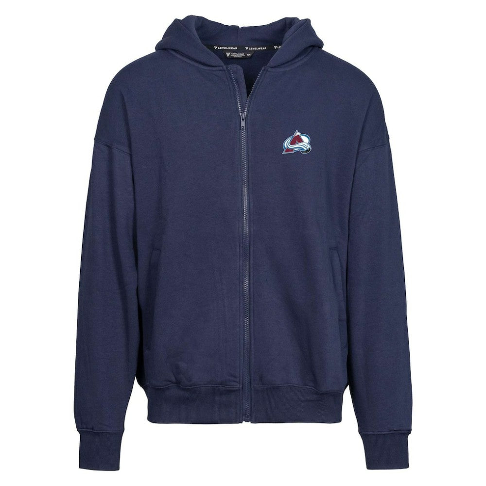 Colorado Avalanche Levelwear Uphill Insignia Full-Zip Hoodie - Navy | US 200683765