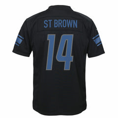 Amon-Ra St. Brown Detroit Lions Youth Game Jersey - Black Jerseys