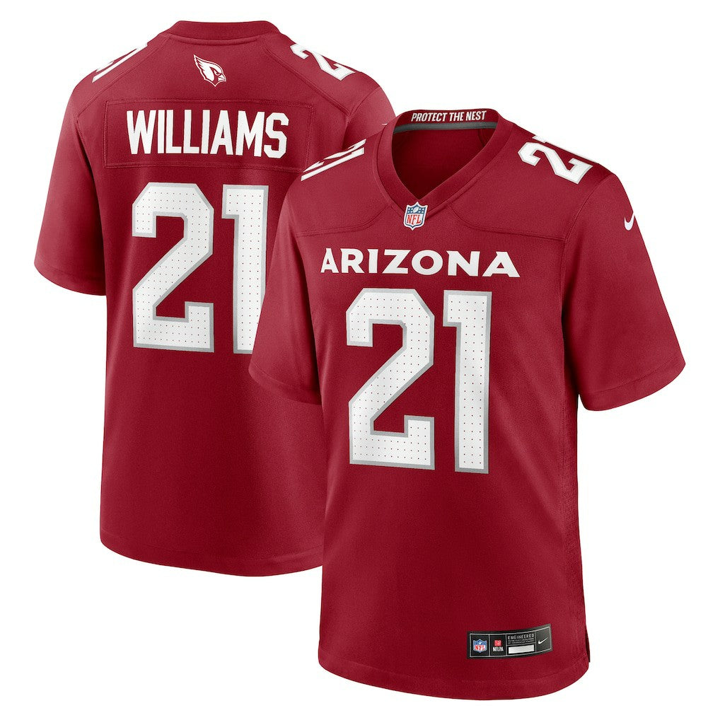 Garrett Williams Arizona Cardinals Game Jersey - Cardinal Jerseys