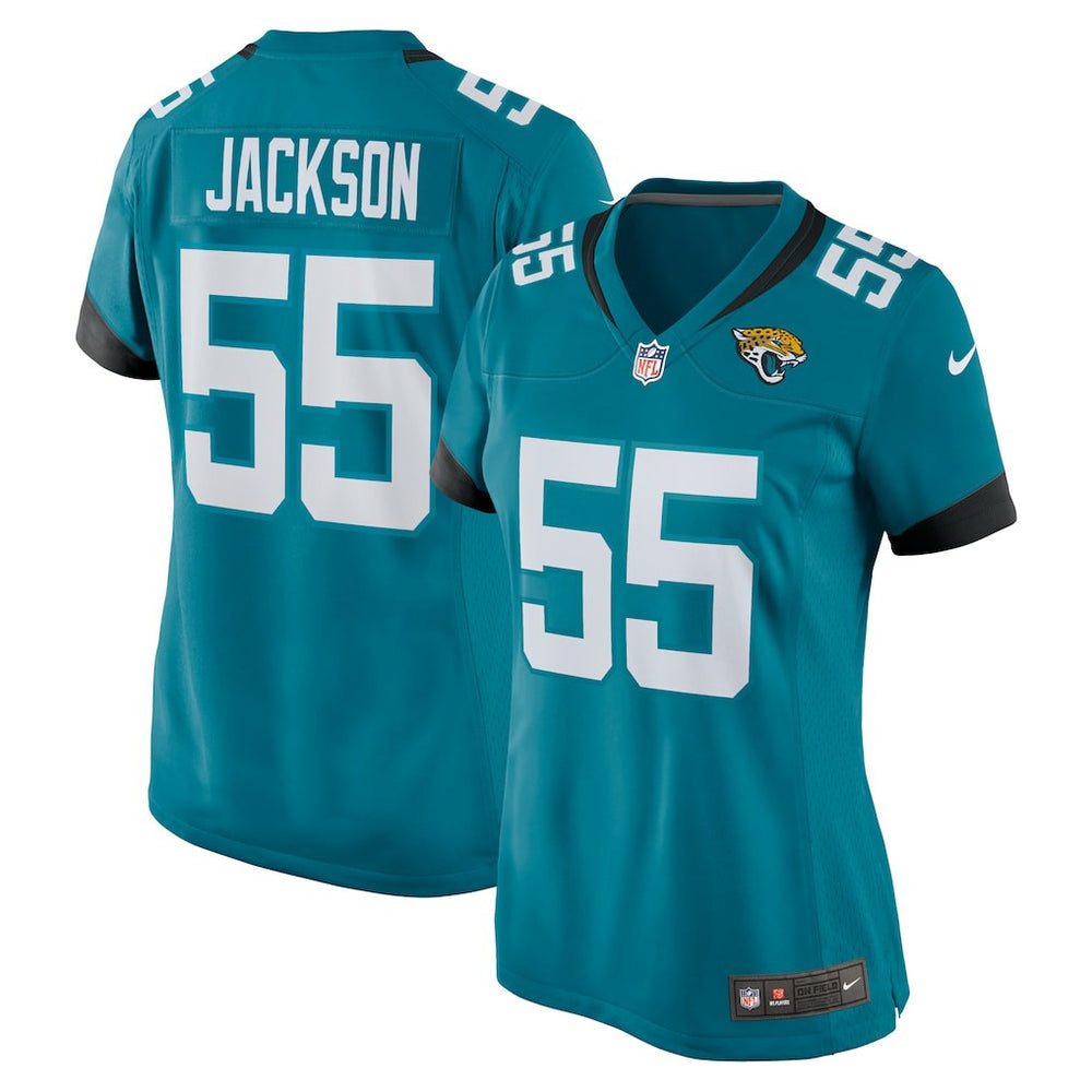 Dequan Jackson Jacksonville Jaguars Women's Game Jersey - Teal Jerseys