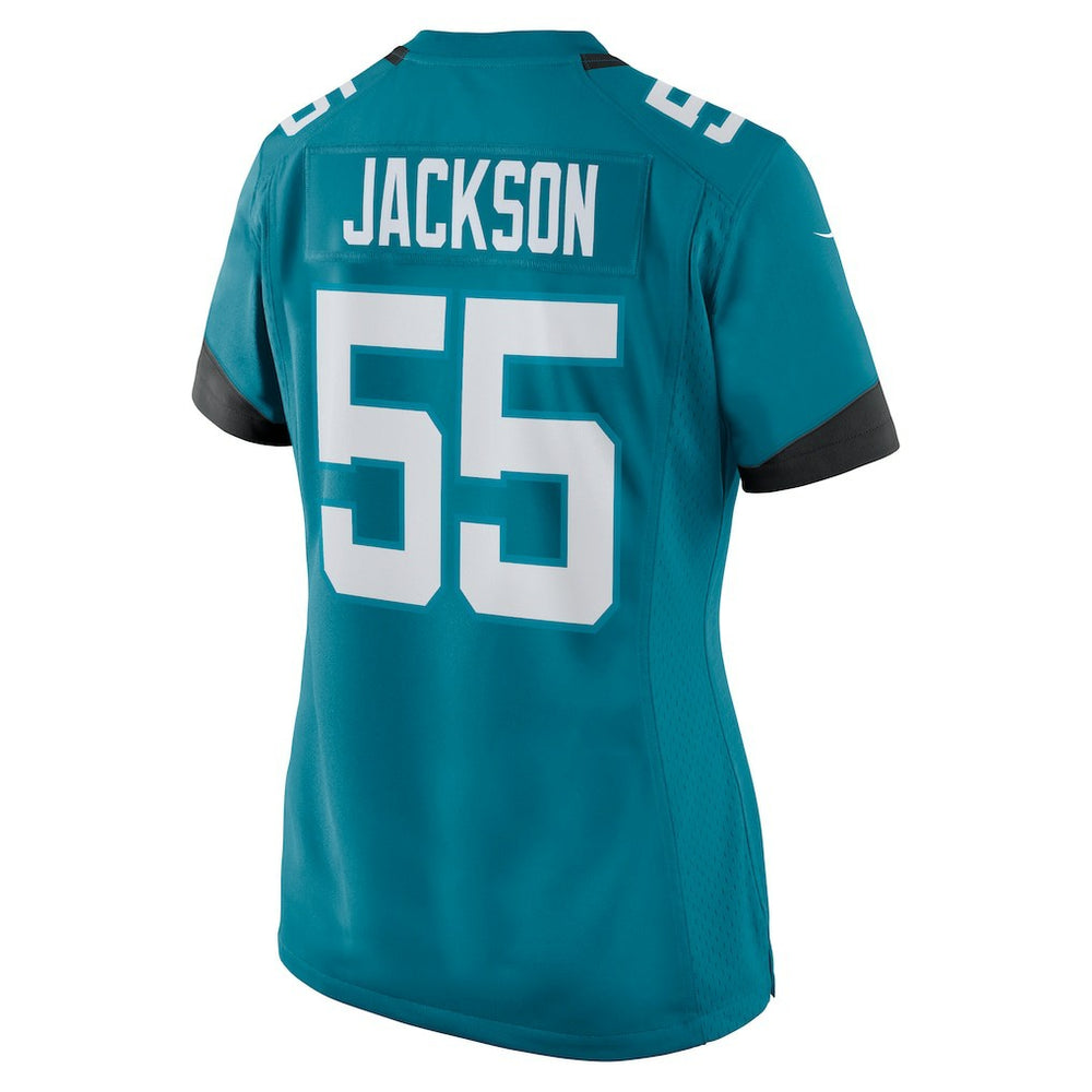 Dequan Jackson Jacksonville Jaguars Women's Game Jersey - Teal Jerseys