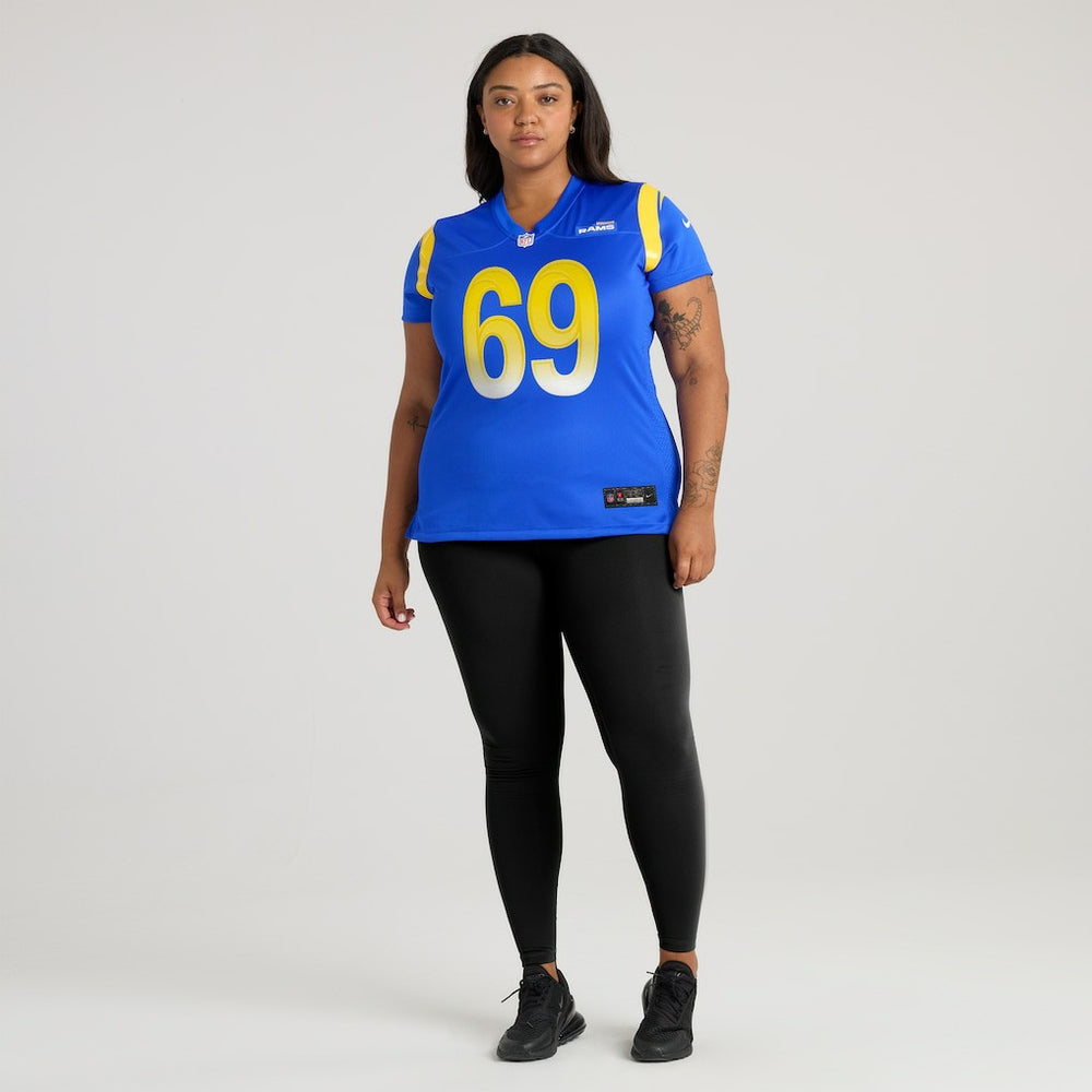Kevin Dotson Los Angeles Rams Women's Game Jersey - Royal Jerseys