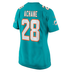 Devon Achane Miami Dolphins Women's Player Game Jersey - Aqua Jerseys