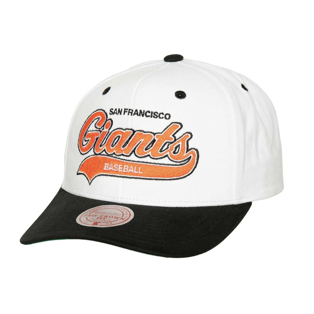 San Francisco Giants Mitchell & Ness Cooperstown Collection Tail Sweep Pro Snapback Hat - White Hats