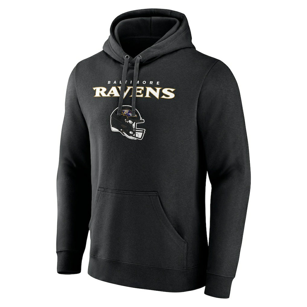 Zay Flowers Baltimore Ravens Team Wordmark Player Name & Number Pullover Hoodie - Black Hoodies