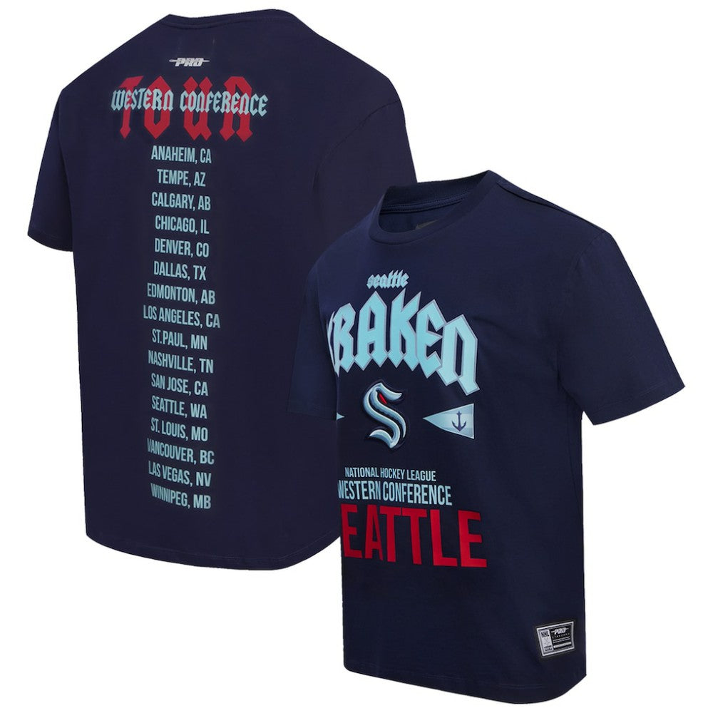 Seattle Kraken Pro Standard City Tour T-Shirt - Deep Sea Blue | US 200721931