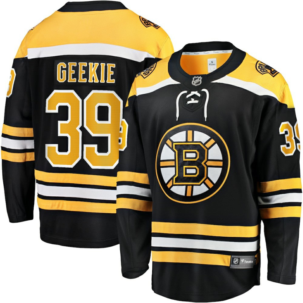 Morgan Geekie Boston Bruins Fanatics Home Breakaway Jersey - Black | US 200723224
