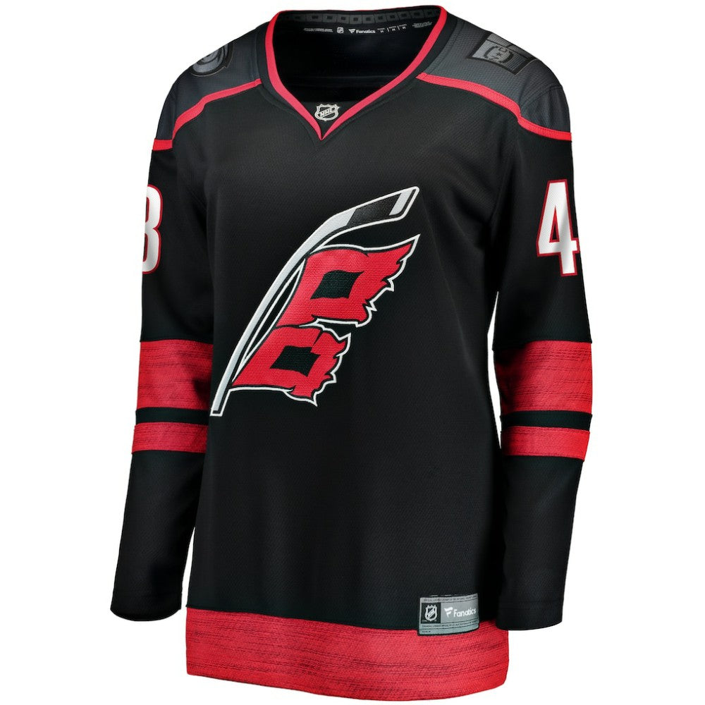 Jordan Martinook Carolina Hurricanes Fanatics Women's Home Breakaway Player Jersey - Black | US 200723242
