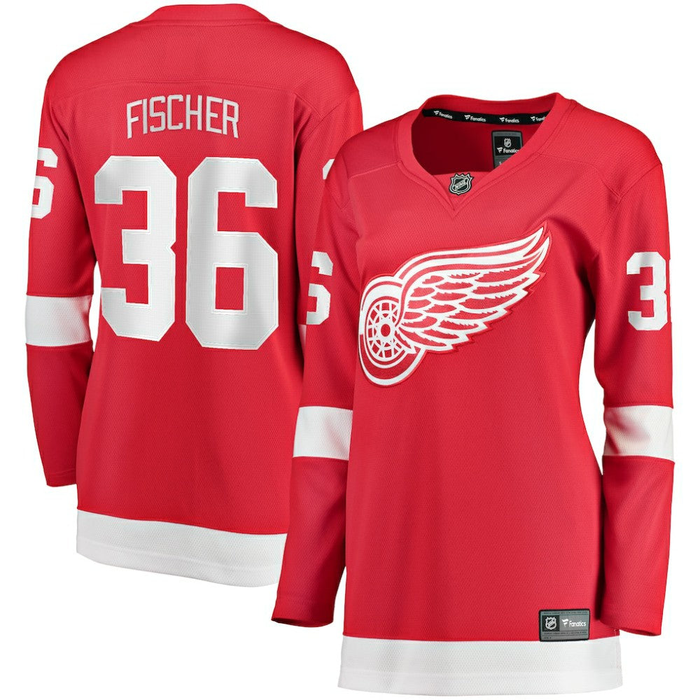 Christian Fischer Detroit Red Wings Fanatics Women's Home Breakaway Player Jersey - Red | US 200723263