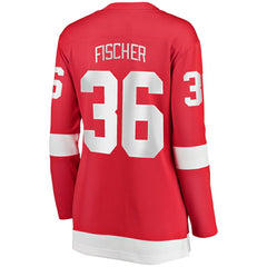 Christian Fischer Detroit Red Wings Fanatics Women's Home Breakaway Player Jersey - Red | US 200723263