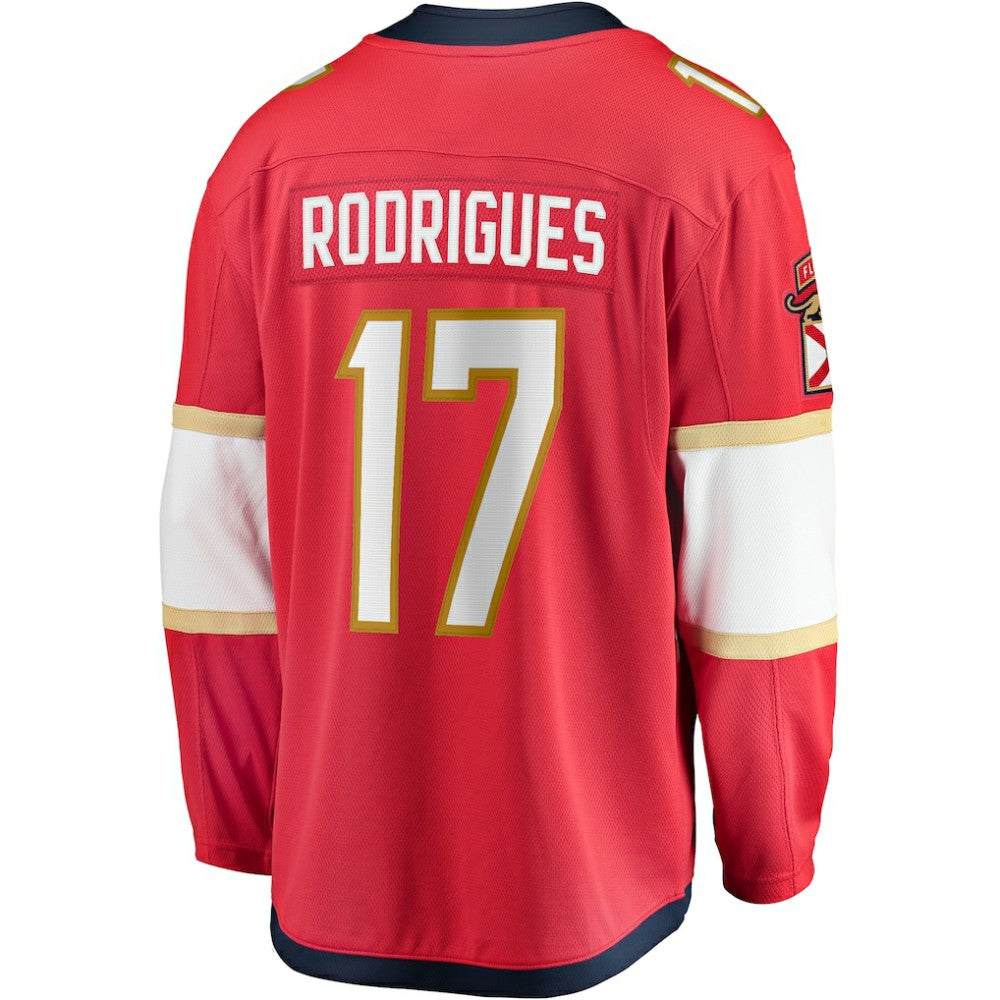 Evan Rodrigues Florida Panthers Fanatics Home Breakaway Jersey - Red | US 200723274