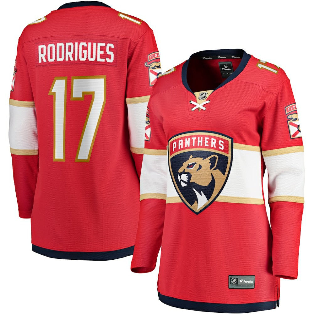 Evan Rodrigues Florida Panthers Fanatics Women's Home Breakaway Player Jersey - Red | US 200723275