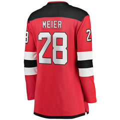 Timo Meier New Jersey Devils Fanatics Women's Home Breakaway Player Jersey - Red | US 200723283