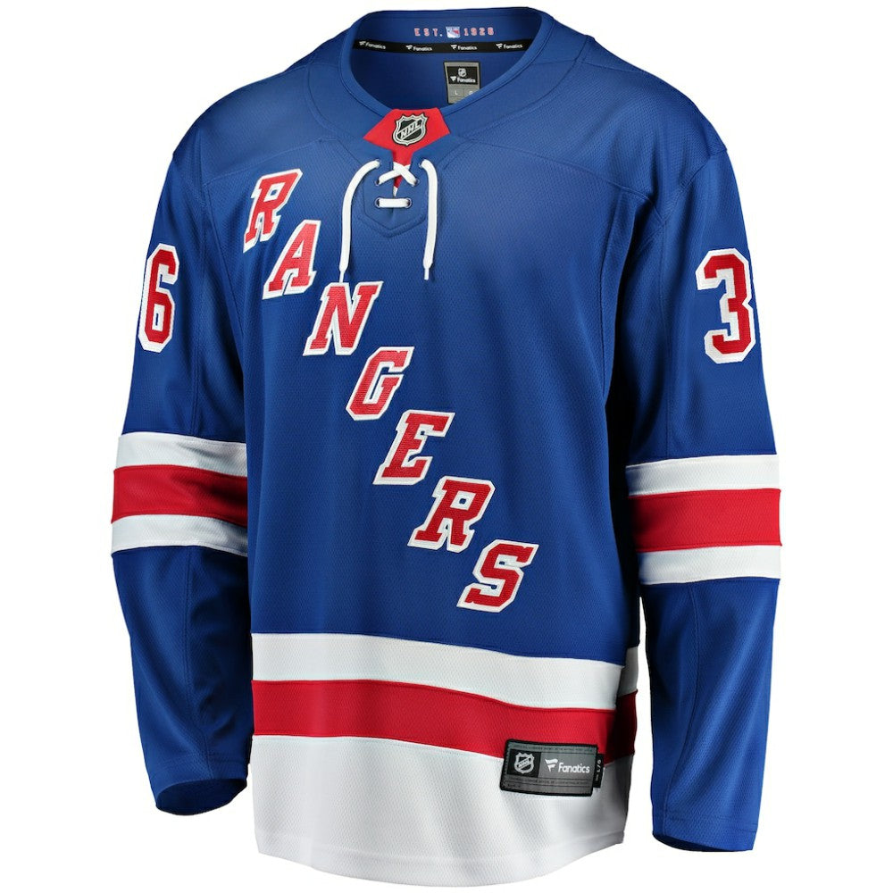 Anton Blidh New York Rangers Fanatics Home Breakaway Jersey - Blue | US 200723300