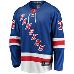 Anton Blidh New York Rangers Fanatics Home Breakaway Jersey - Blue | US 200723300