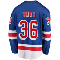 Anton Blidh New York Rangers Fanatics Home Breakaway Jersey - Blue | US 200723300