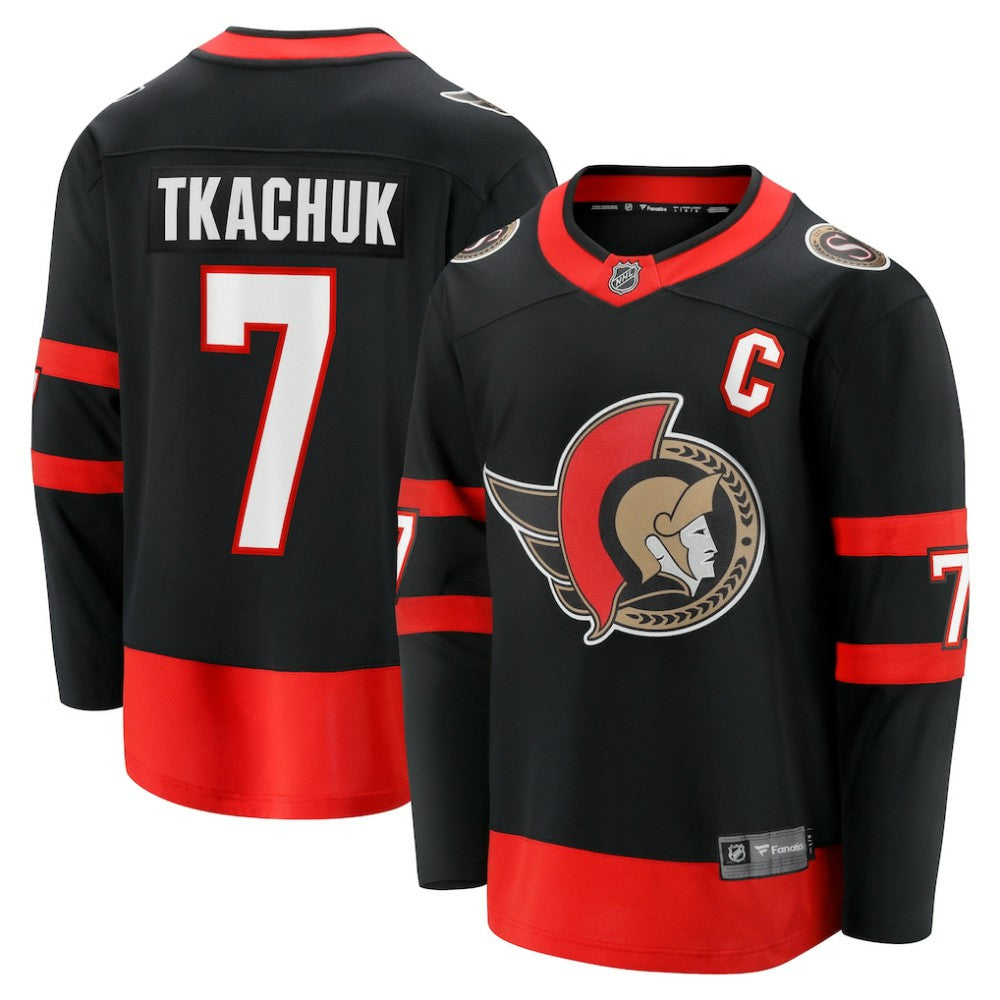 Brady Tkachuk Ottawa Senators Fanatics Home Breakaway Jersey - Black | US 200723304