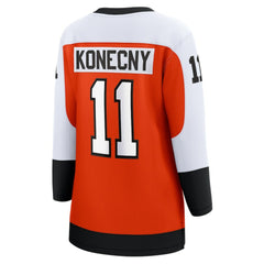 Travis Konecny Philadelphia Flyers Fanatics Women's Home Breakaway Player Jersey - Orange | US 200723316