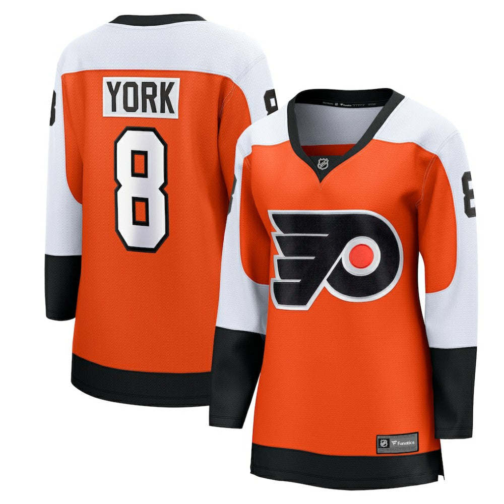 Cam York Philadelphia Flyers Fanatics Women's Home Breakaway Player Jersey - Orange | US 200723331