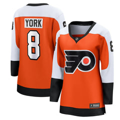 Cam York Philadelphia Flyers Fanatics Women's Home Breakaway Player Jersey - Orange | US 200723331