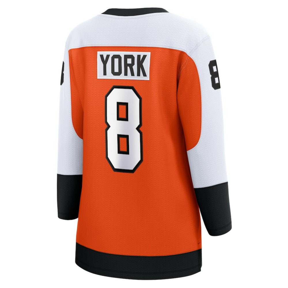 Cam York Philadelphia Flyers Fanatics Women's Home Breakaway Player Jersey - Orange | US 200723331