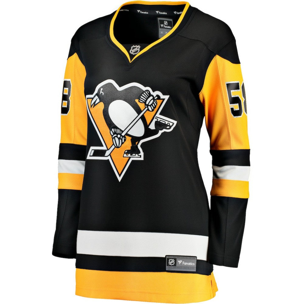 Kris Letang Pittsburgh Penguins Fanatics Women's Home Breakaway Player Jersey - Black | US 200723336