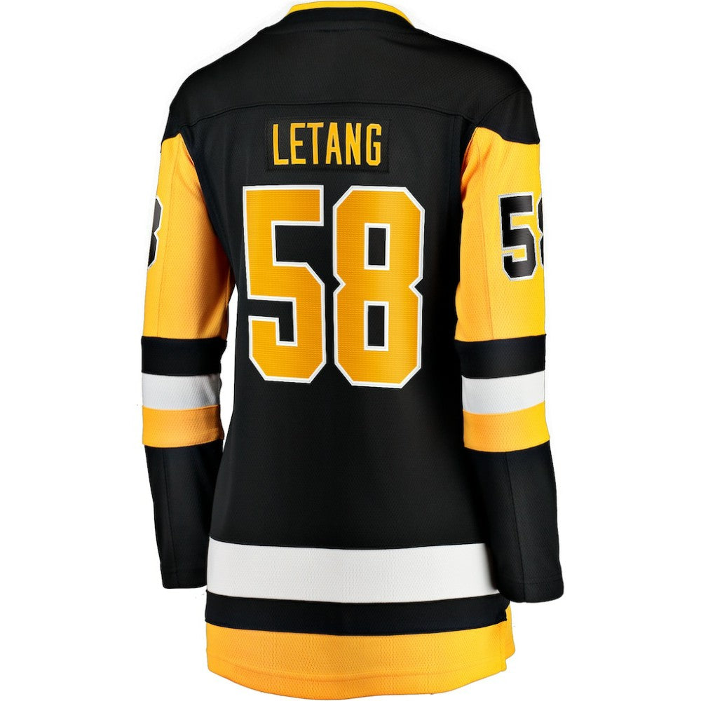 Kris Letang Pittsburgh Penguins Fanatics Women's Home Breakaway Player Jersey - Black | US 200723336