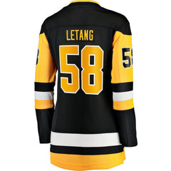 Kris Letang Pittsburgh Penguins Fanatics Women's Home Breakaway Player Jersey - Black | US 200723336