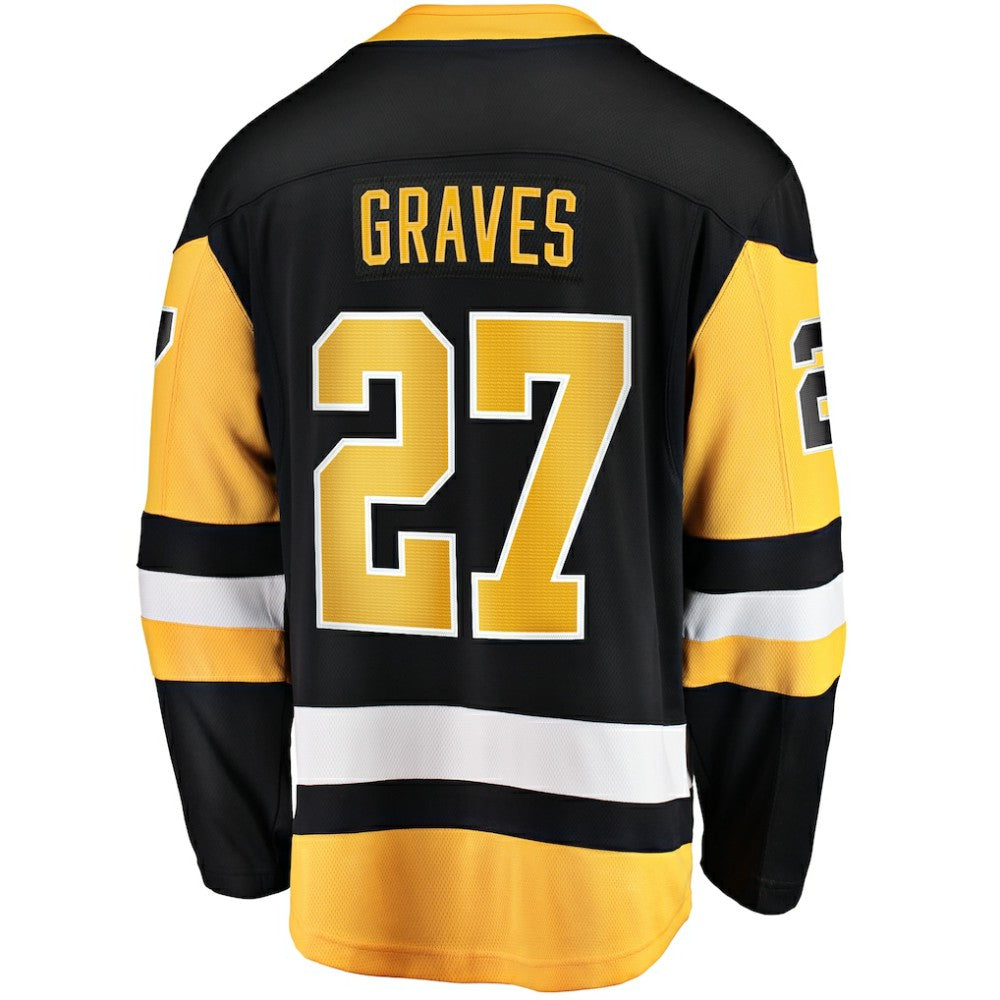 Ryan Graves Pittsburgh Penguins Fanatics Home Breakaway Jersey - Black | US 200723339