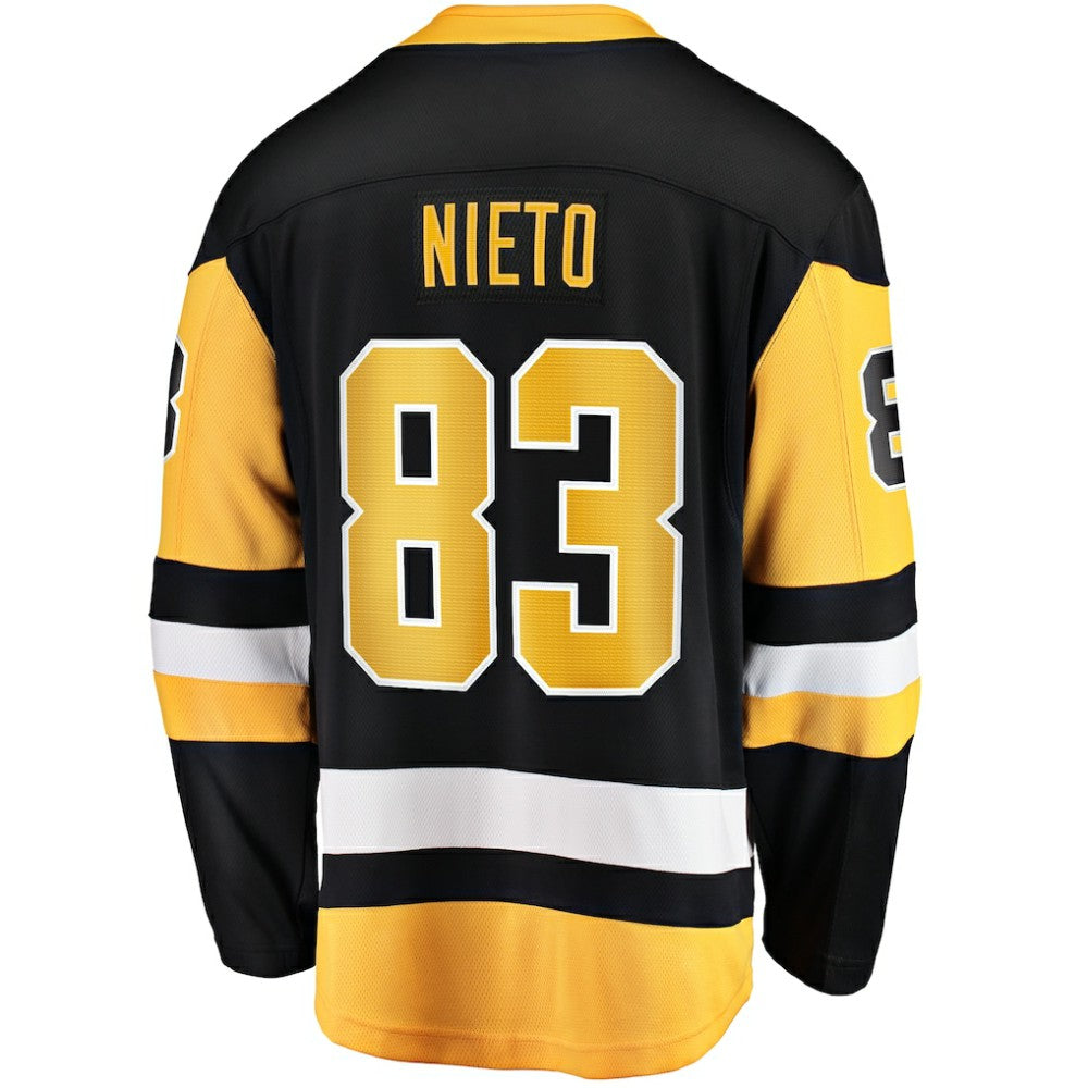 Matt Nieto Pittsburgh Penguins Fanatics Home Breakaway Jersey - Black | US 200723343