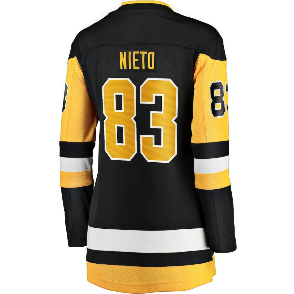 Matt Nieto Pittsburgh Penguins Fanatics Women's Home Breakaway Player Jersey - Black | US 200723344