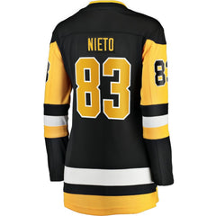 Matt Nieto Pittsburgh Penguins Fanatics Women's Home Breakaway Player Jersey - Black | US 200723344