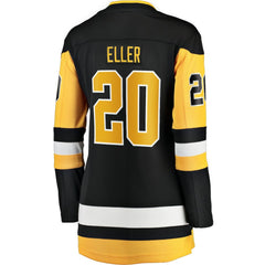Lars Eller Pittsburgh Penguins Fanatics Women's Home Breakaway Player Jersey - Black | US 200723346