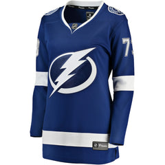 Conor Sheary Tampa Bay Lightning Fanatics Women's Home Breakaway Player Jersey - Blue | US 200723355