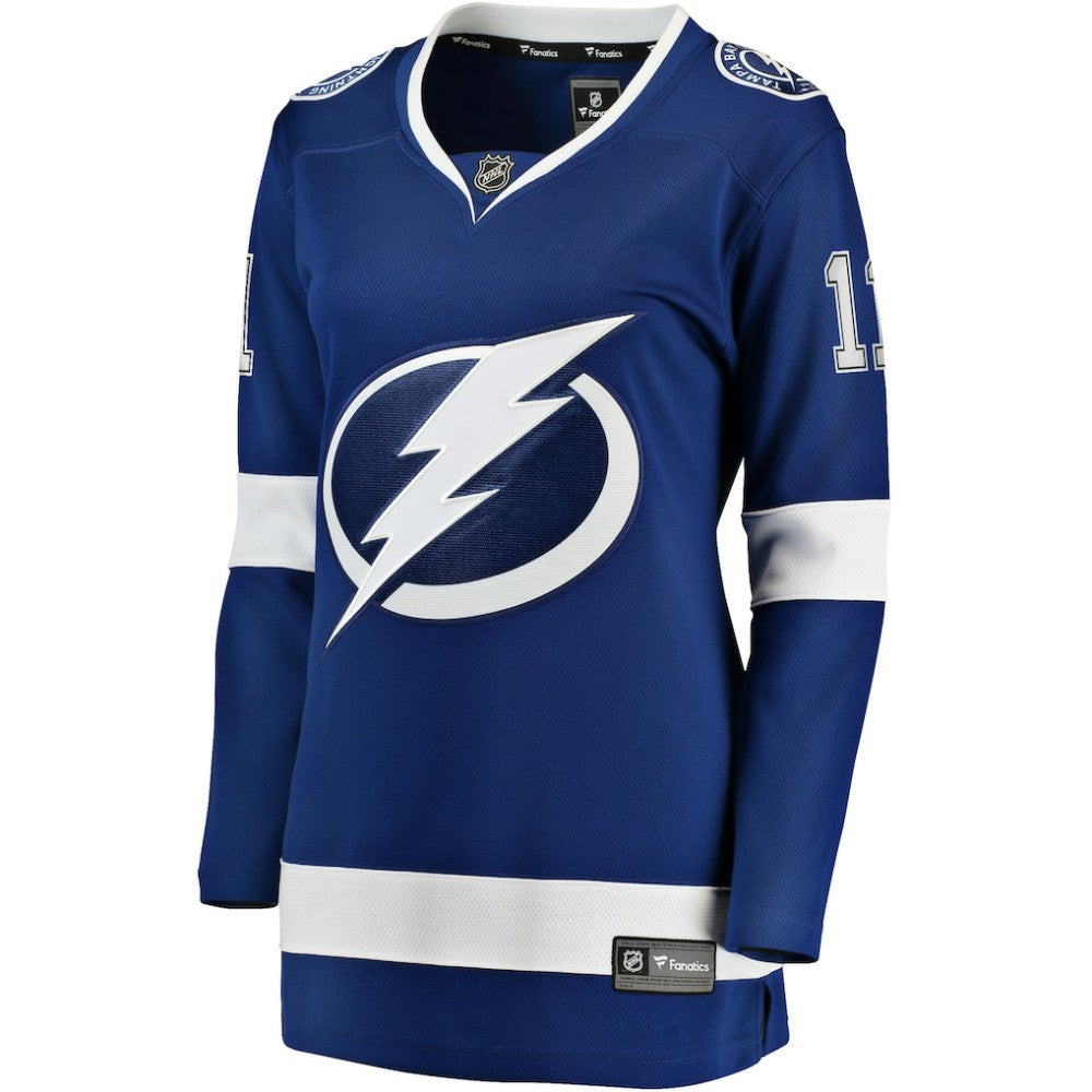 Luke Glendening Tampa Bay Lightning Fanatics Women's Home Breakaway Player Jersey - Blue | US 200723357