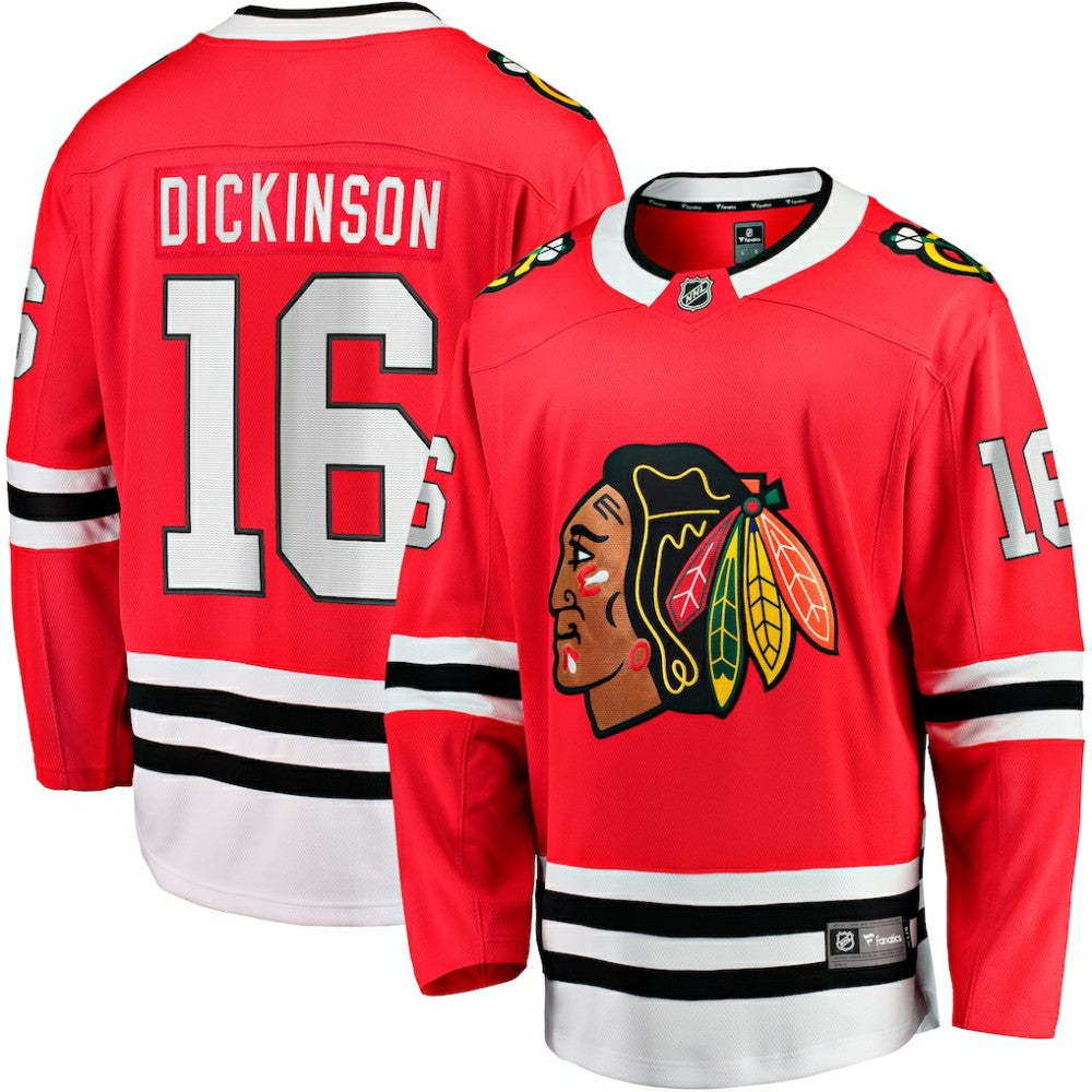 Jason Dickinson Chicago Blackhawks Fanatics Home Breakaway Jersey - Red | US 200723423